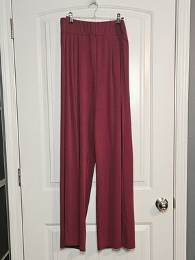 NWOT Wide-Leg Maroon Women's Pants